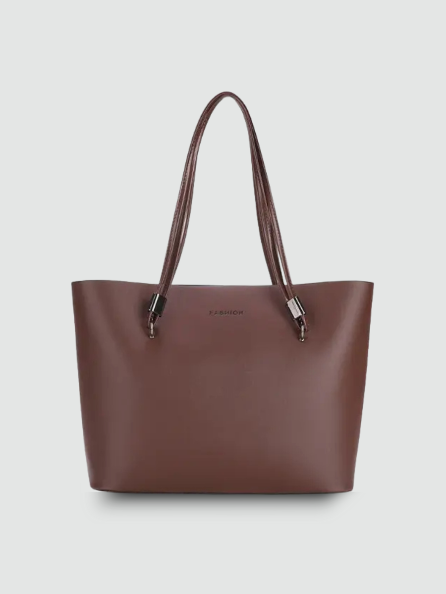 Bolsa Tote Grande Marrom Garbo Sara - Garboza