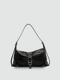 Bolsa De Ombro Preto Pequena Garbo Vanessa - Garboza