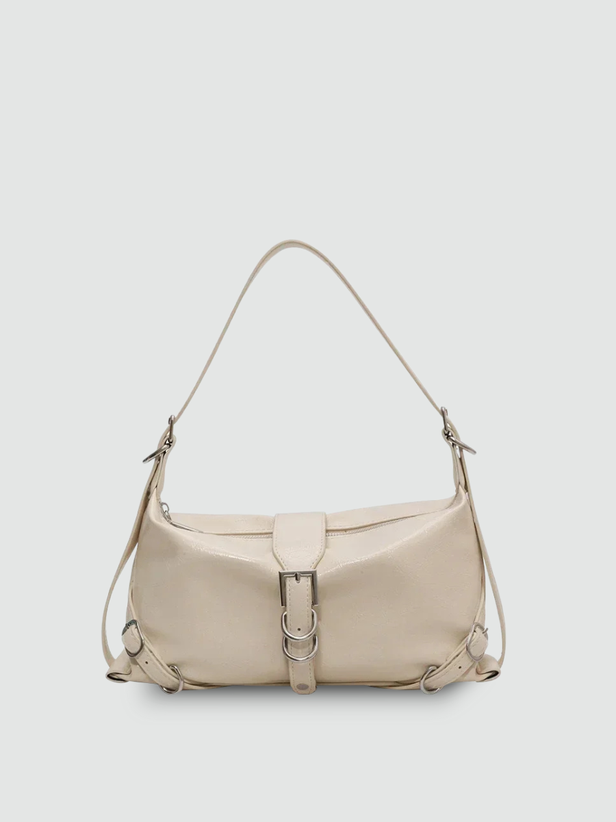 Bolsa De Ombro Branca Pequena Garbo Vanessa - Garboza