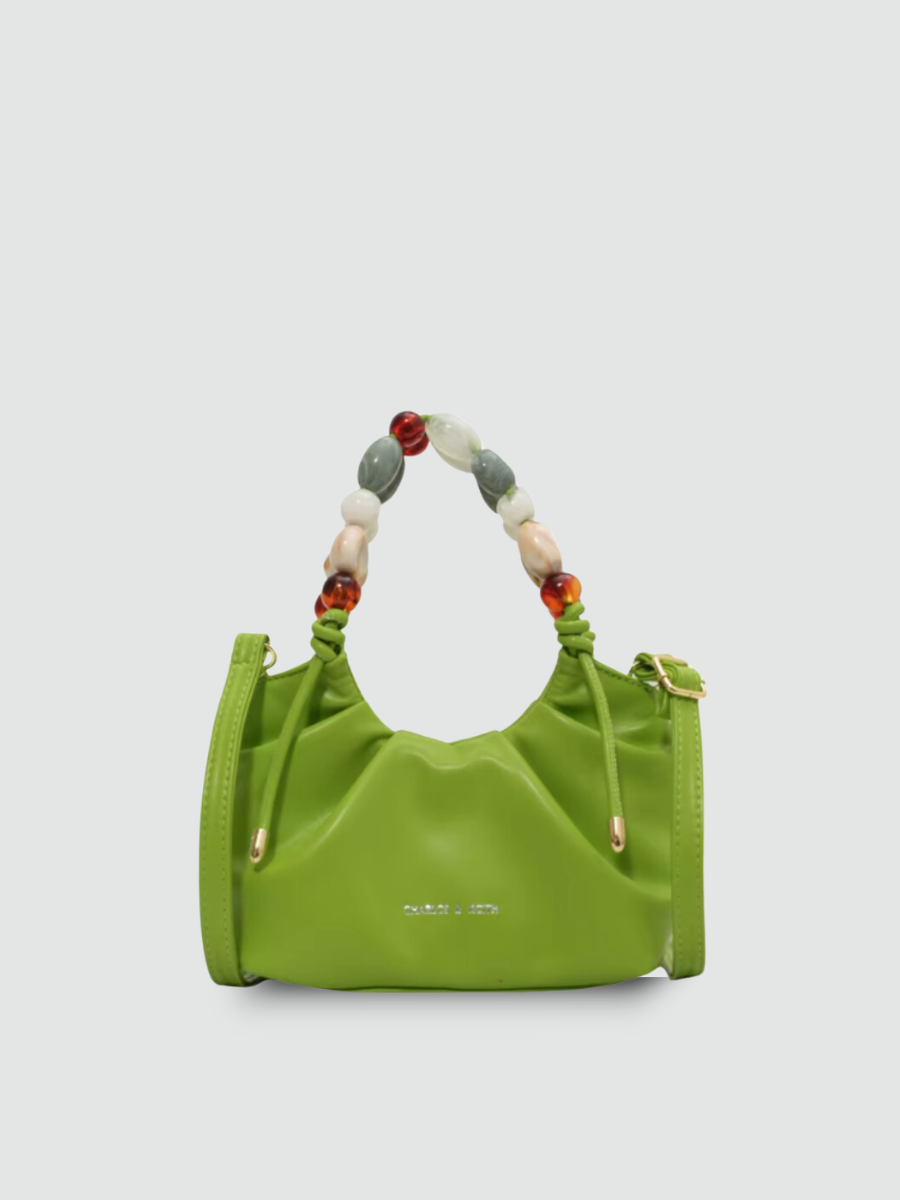 Bolsa de Mão Média Verde Garbo Fiorella - Garboza