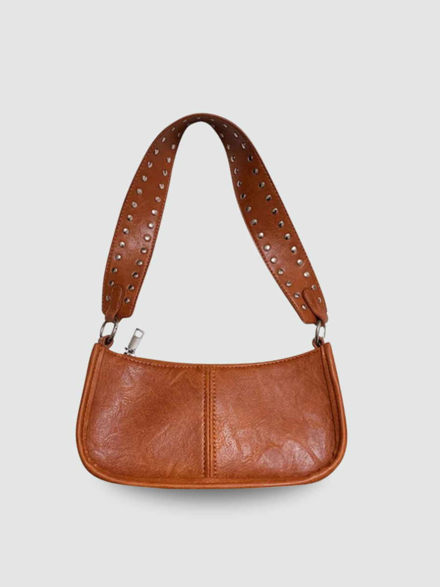 Bolsa Transversal Média Marrom Garbo Hadassa - Garboza