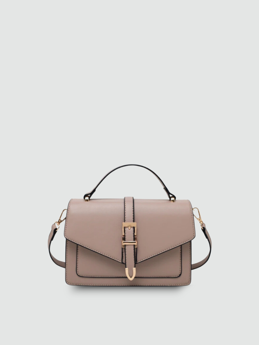 Bolsa Transversal Pequena Bege Garbo Bianca - Garboza