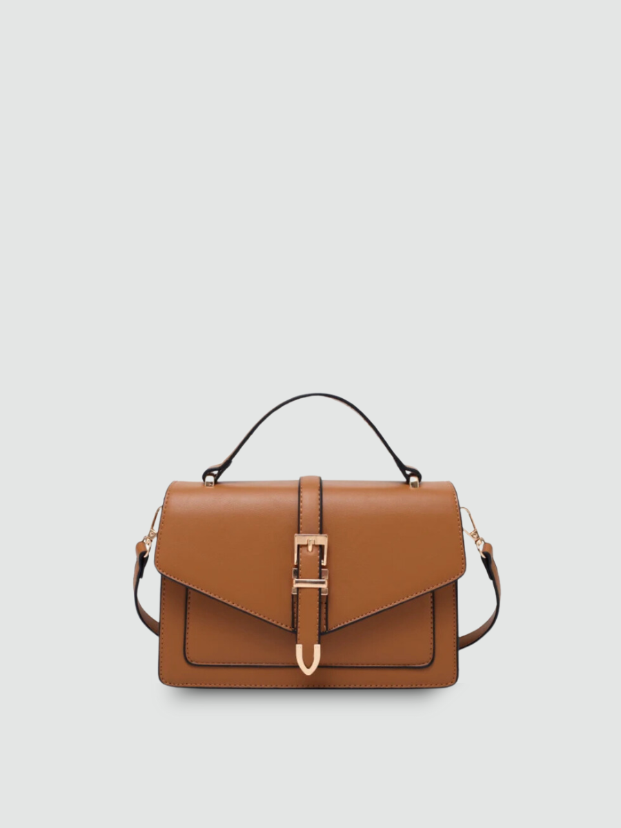 Bolsa Transversal Pequena Marrom Garbo Bianca - Garboza