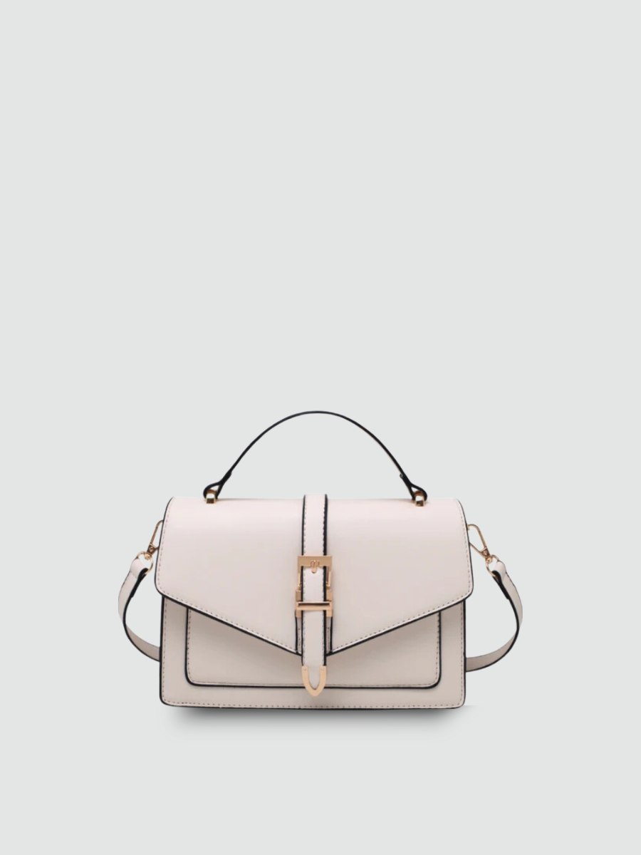 Bolsa Transversal Pequena Branca Garbo Bianca - Garboza