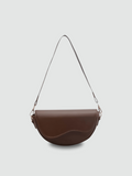 Bolsa Transversal Pequena Marrom Garbo Cecília - Garboza