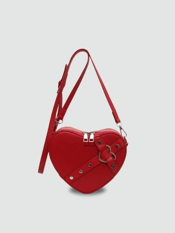 Bolsa Transversal Pequena Vermelha Garbo Ella - Garboza