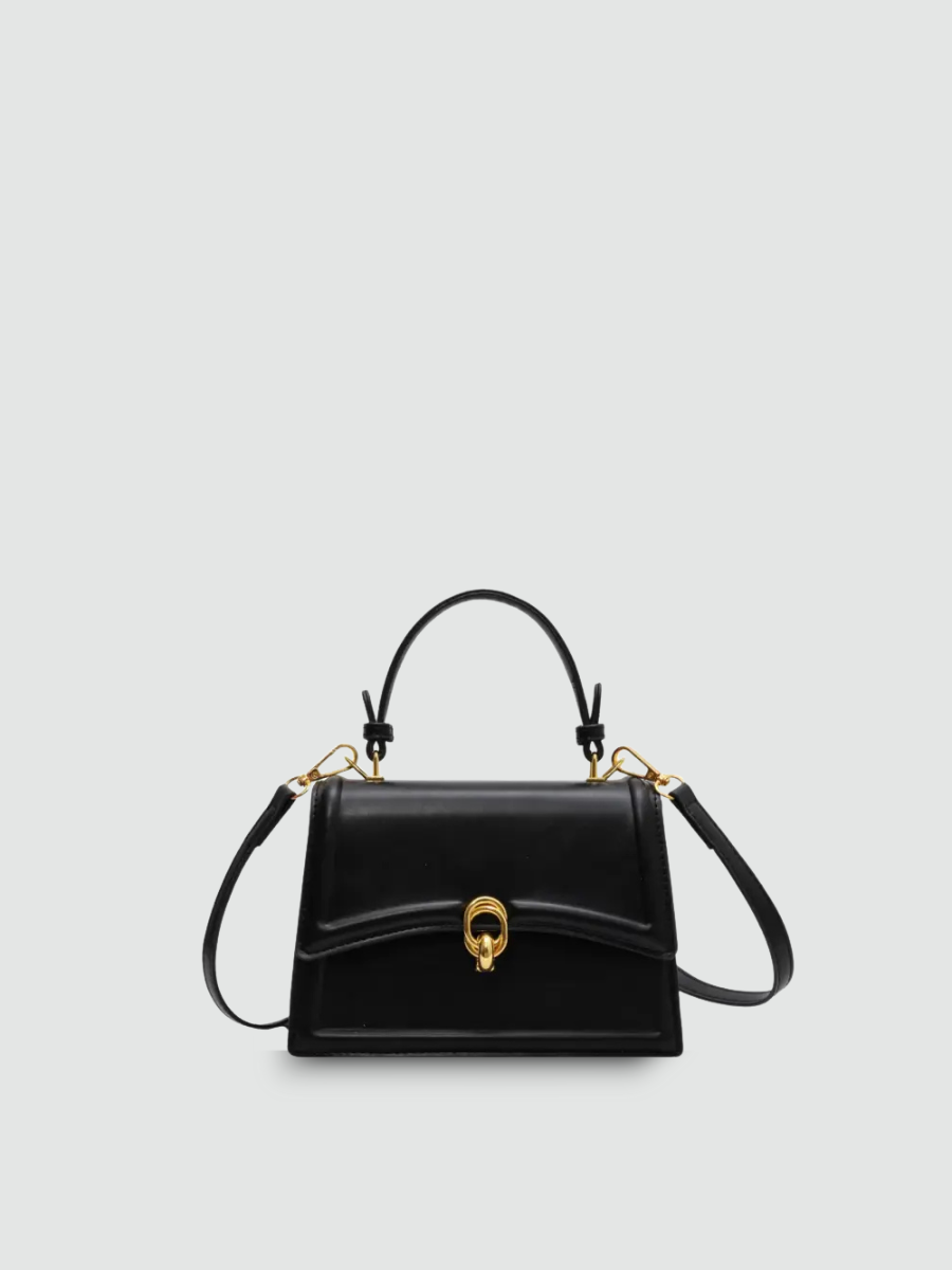 Bolsa Transversal Pequena Preta Garbo Julia - Garboza