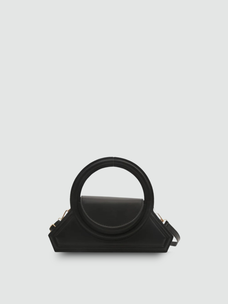 Bolsa Transversal Pequena Preta Garbo Louise - Garboza