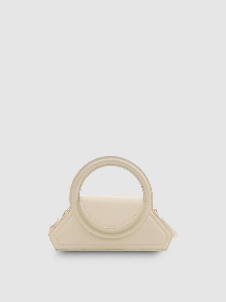 Bolsa Transversal Pequena Branca Garbo Louise - Garboza