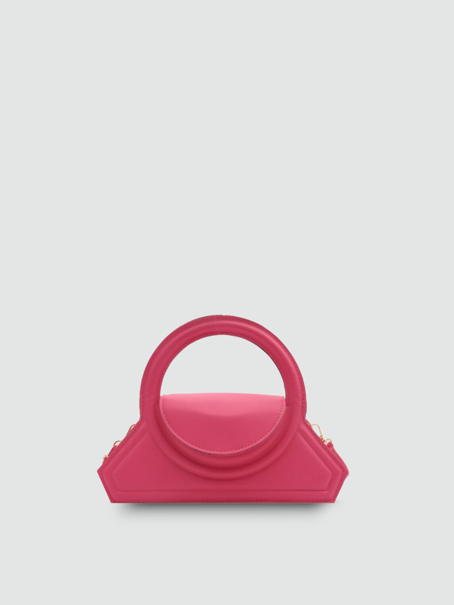 Bolsa Transversal Pequena Rosa Garbo Louise - Garboza