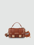Bolsa Transversal Pequena Marrom Garbo Paige - Garboza