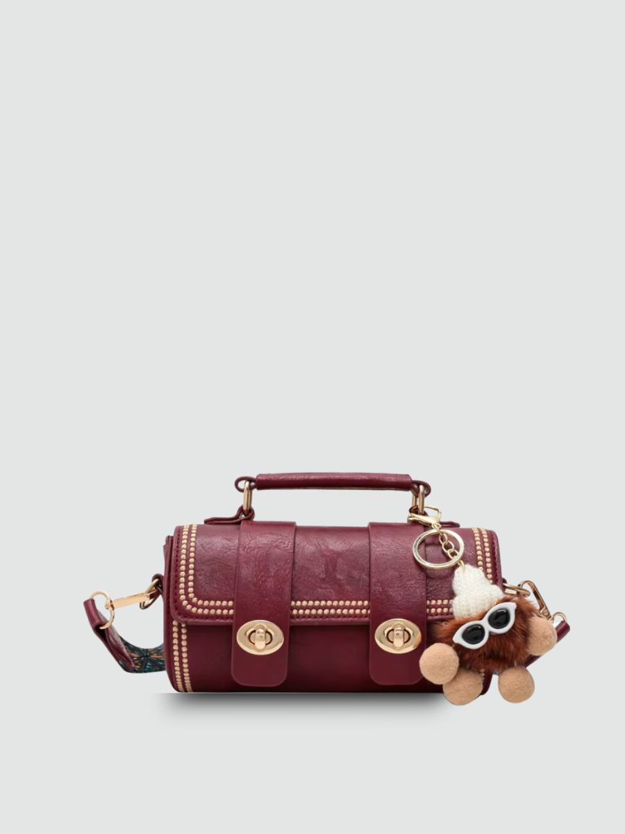 Bolsa Transversal Pequena Vermelha Garbo Paige - Garboza