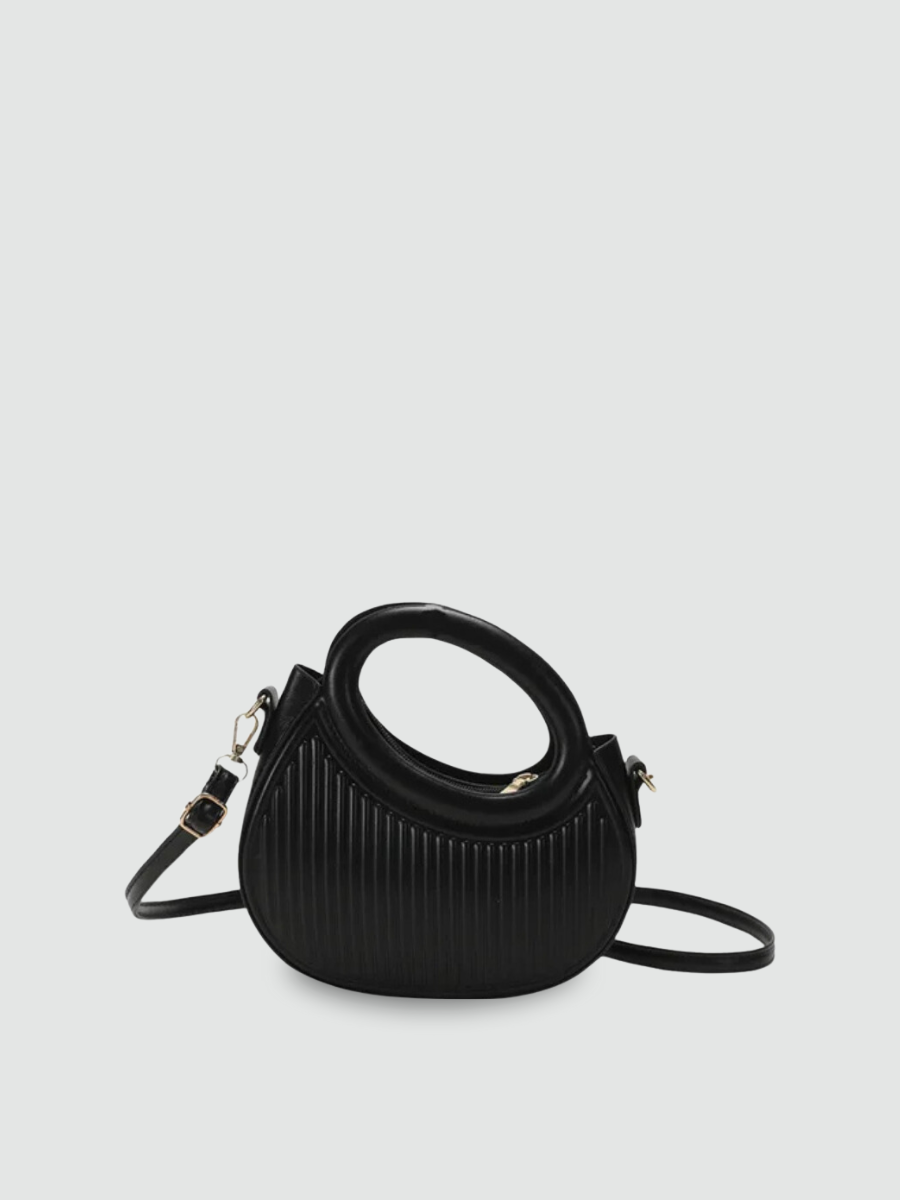 Bolsa Transversal Pequena Preta Garbo Nádia - Garboza