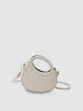 Bolsa Transversal Pequena Branca Garbo Nádia - Garboza