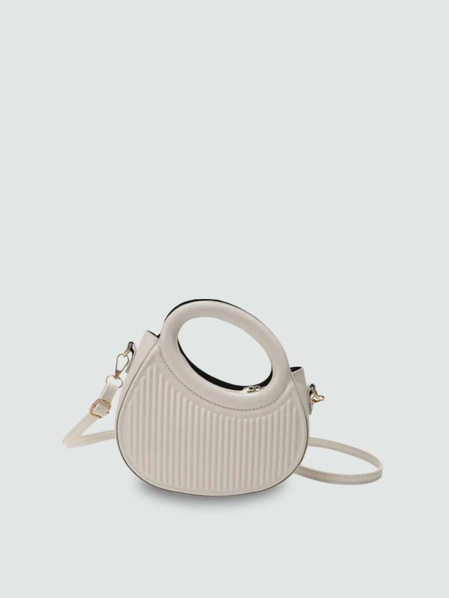 Bolsa Transversal Pequena Branca Garbo Nádia - Garboza
