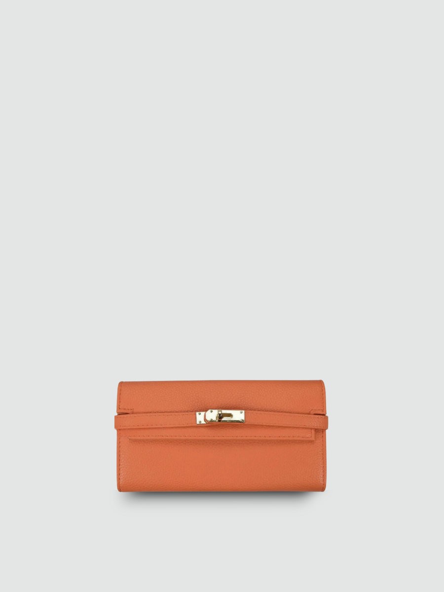 Carteira Grande Laranja Garbo Chloé - Garboza