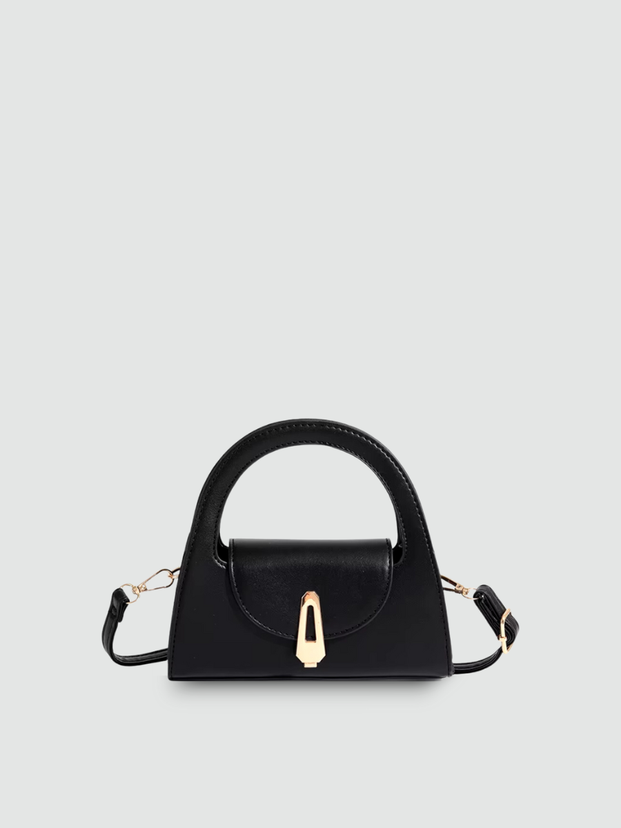 Bolsa de Mão Pequena Preta Garbo Dahlia - Garboza