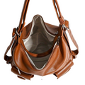 Bolsa Hobo Grande Marrom Garbo Adele - Garboza