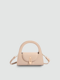 Bolsa de Mão Pequena Bege Garbo Dahlia - Garboza