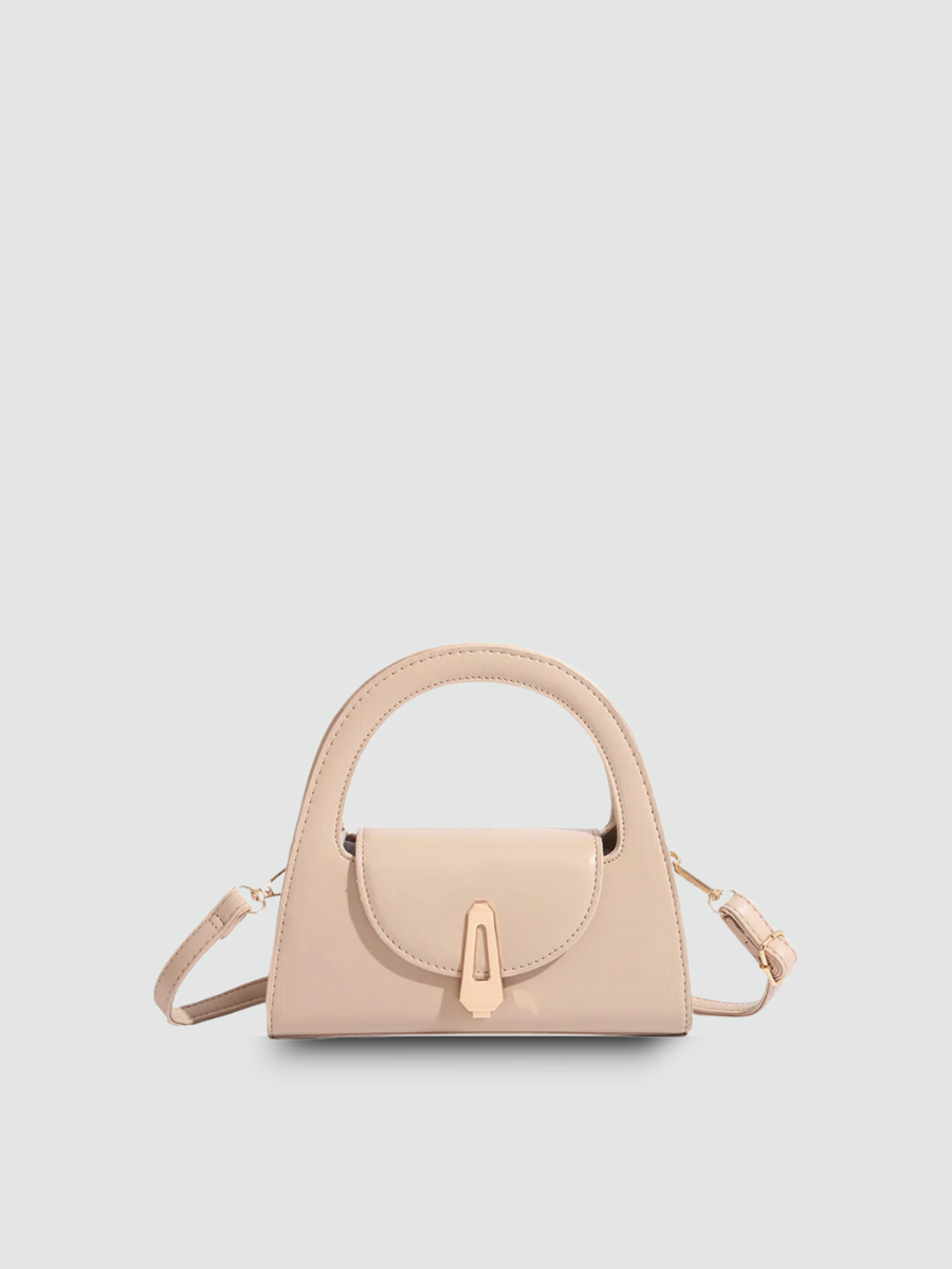 Bolsa de Mão Pequena Bege Garbo Dahlia - Garboza