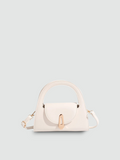 Bolsa de Mão Pequena Branca Garbo Dahlia - Garboza