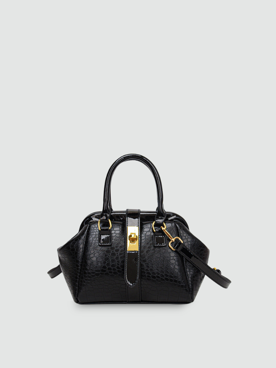 Bolsa de Mão Pequena Preta Garbo Mila - Garboza