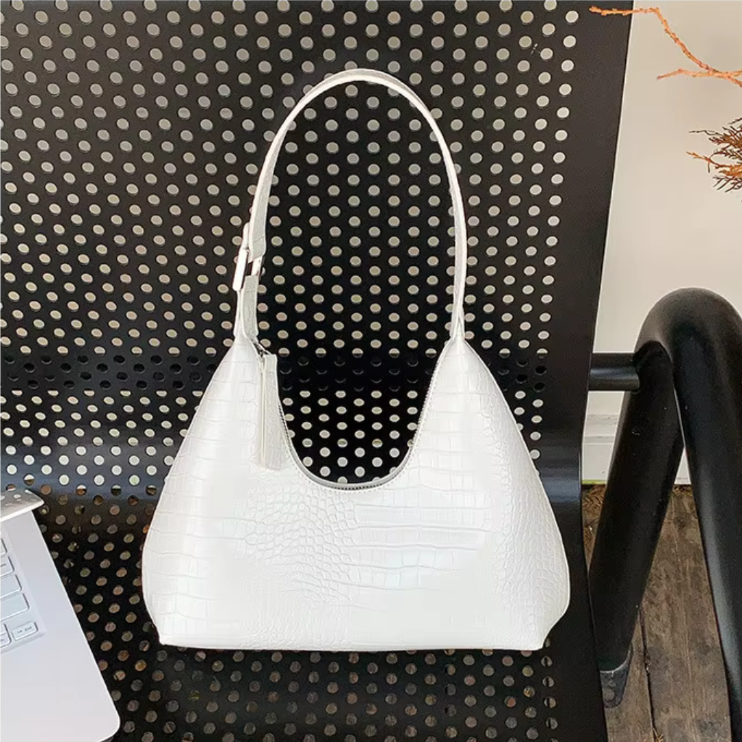 Bolsa de Ombro Média Marrom Garbo Kendra - Garboza