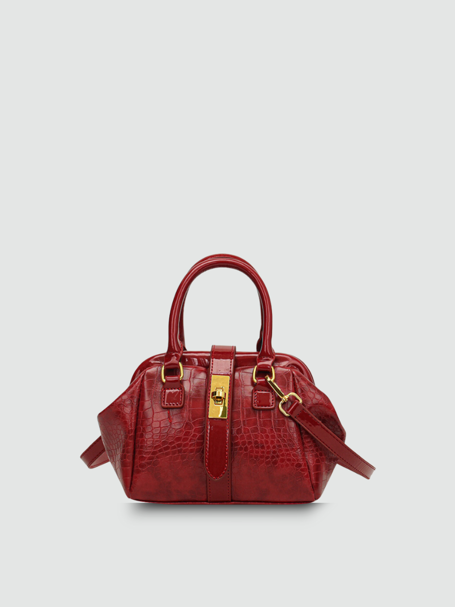 Bolsa de Mão Pequena Vermelha Garbo Mila - Garboza