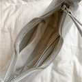 Bolsa de Ombro Média Prata Garbo Kendra - Garboza