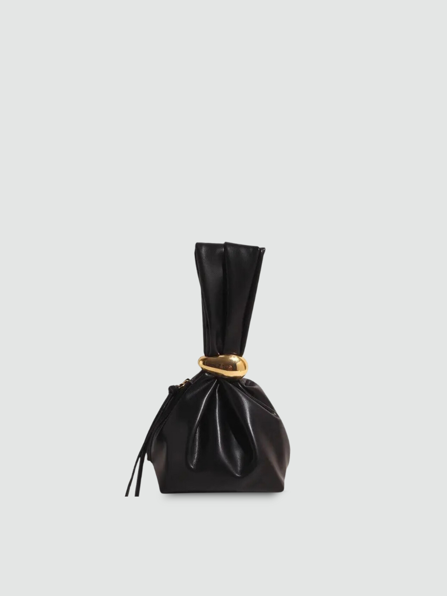 Bolsa de Mão Pequena preta Garbo Tatiane - Garboza