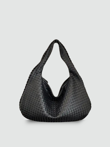 Bolsa de Ombro Grande Preta Garbo Larissa - Garboza