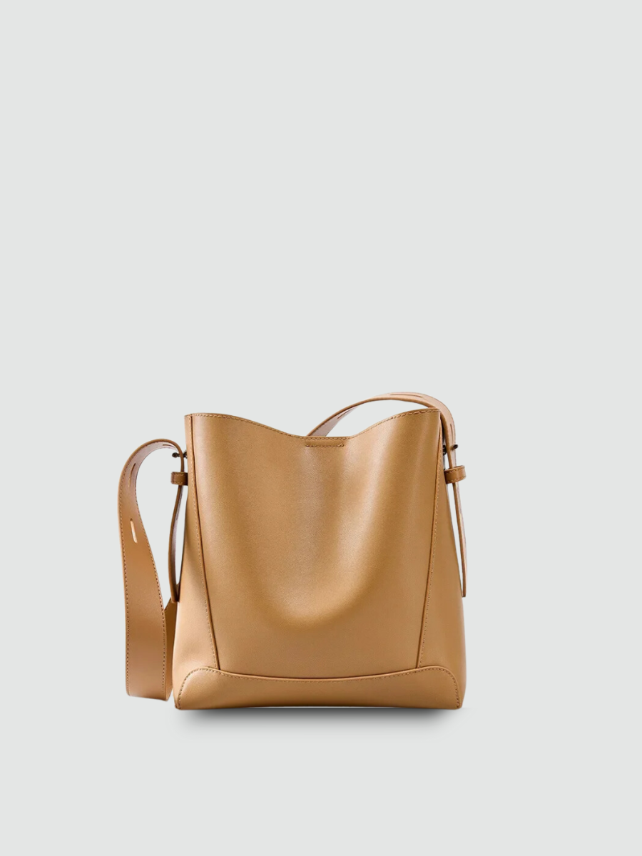 Bolsa De Ombro Média Marrom Garbo Amabel - Garboza