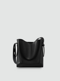 Bolsa De Ombro Média Preta Garbo Amabel - Garboza