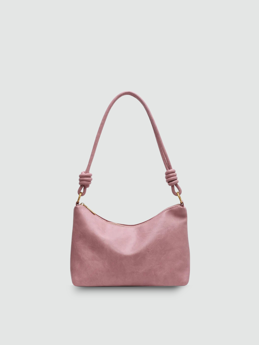 Bolsa de Ombro Média Rosa Garbo Antonella - Garboza