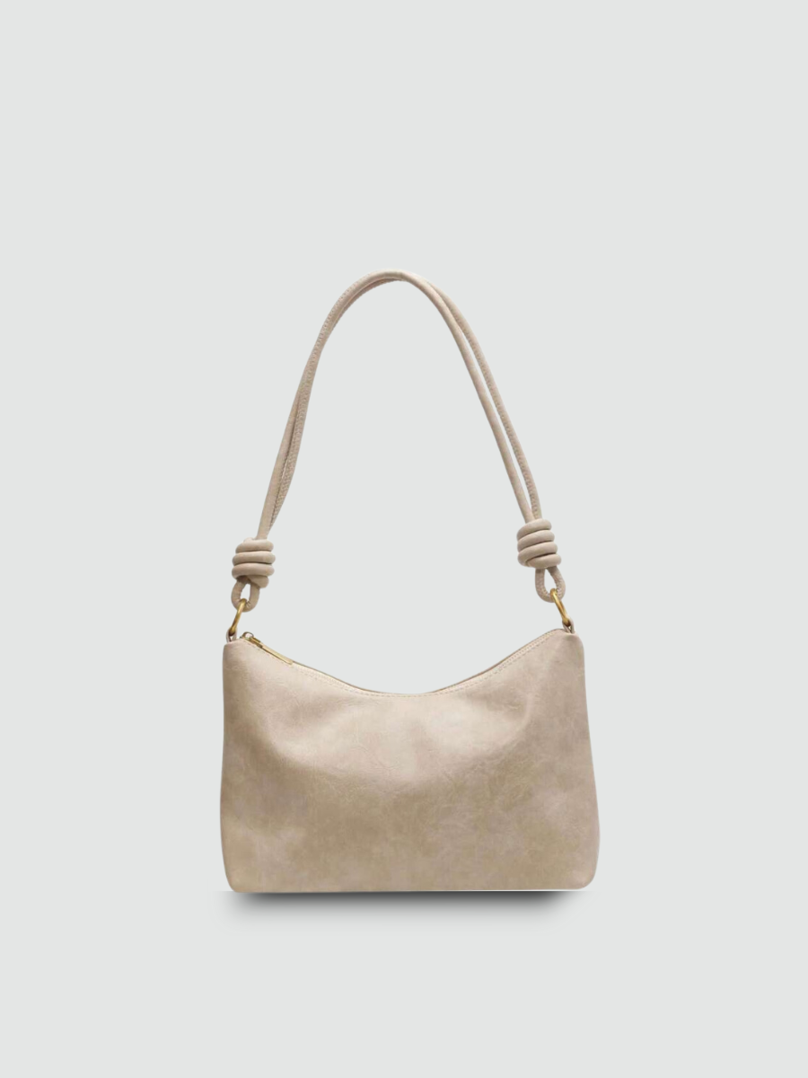 Bolsa de Ombro Média Branca Garbo Antonella - Garboza