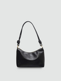 Bolsa de Ombro Média Preta Garbo Antonella - Garboza