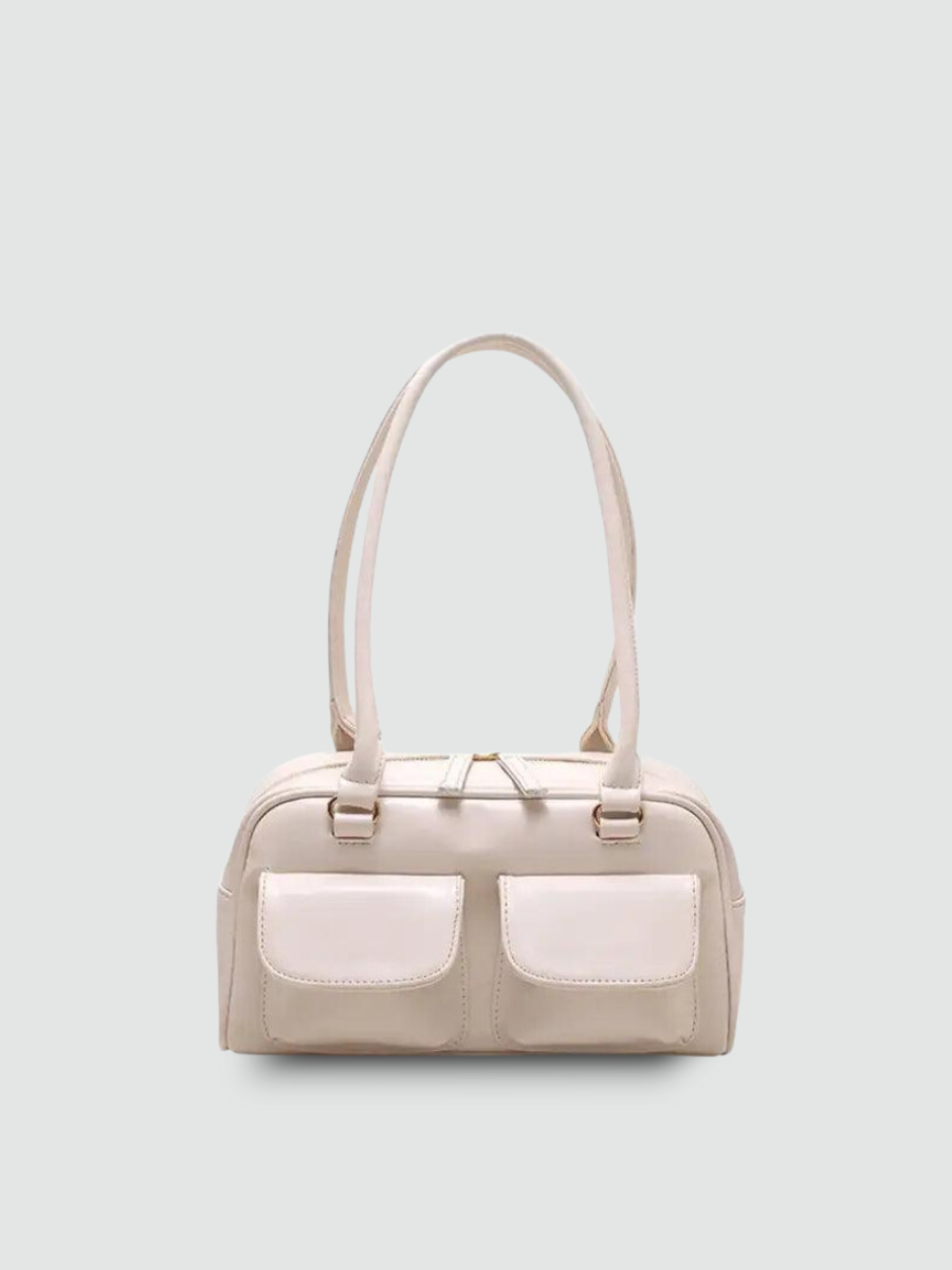 Bolsa de Ombro Média Branco Garbo Dara - Garboza