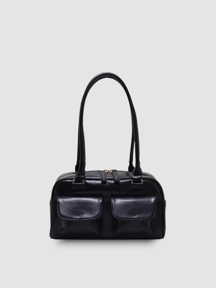 Bolsa de Ombro Média Preto Garbo Dara - Garboza