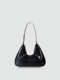 Bolsa de Ombro Média Preta Garbo Kendra - Garboza