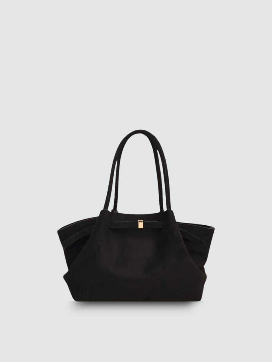 Bolsa de Ombro Média Preta Garbo Sabrina - Garboza