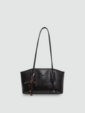 Bolsa de Ombro Média Preta Garbo Yasmine - Garboza