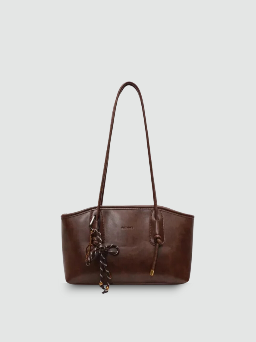 Bolsa de Ombro Média Marrom Garbo Yasmine - Garboza