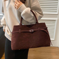 Bolsa Satchel Grande Vermelha Garbo Amália - Garboza