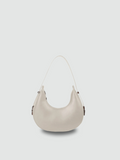 Bolsa De Ombro Pequena Branca Garbo Bruna - Garboza