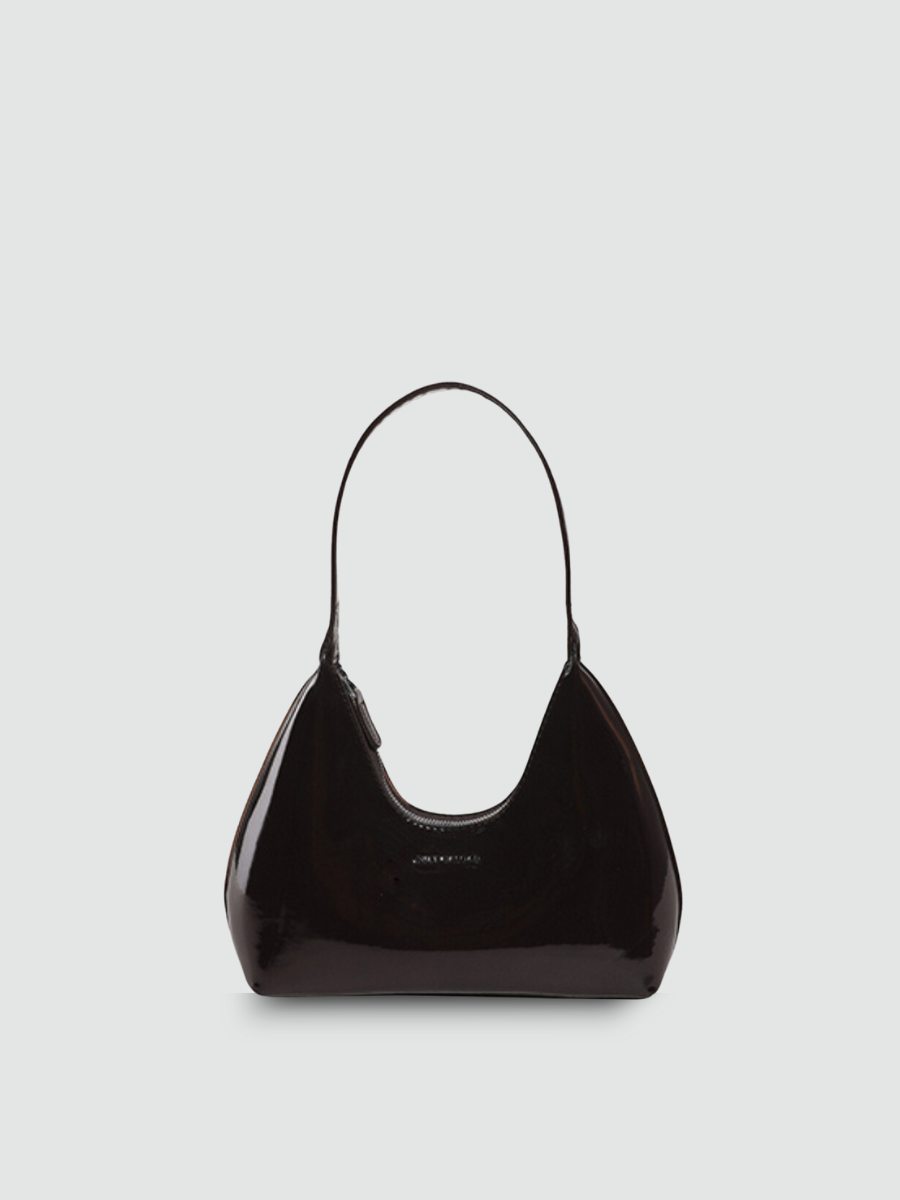 Bolsa De Ombro Pequena Marrom Garbo Carolina - Garboza