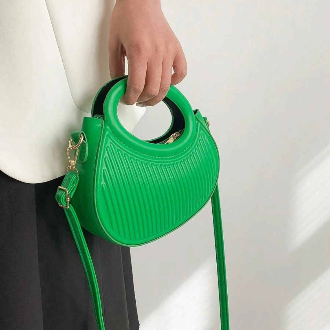 Bolsa Transversal Pequena Verde Garbo Nádia - Garboza