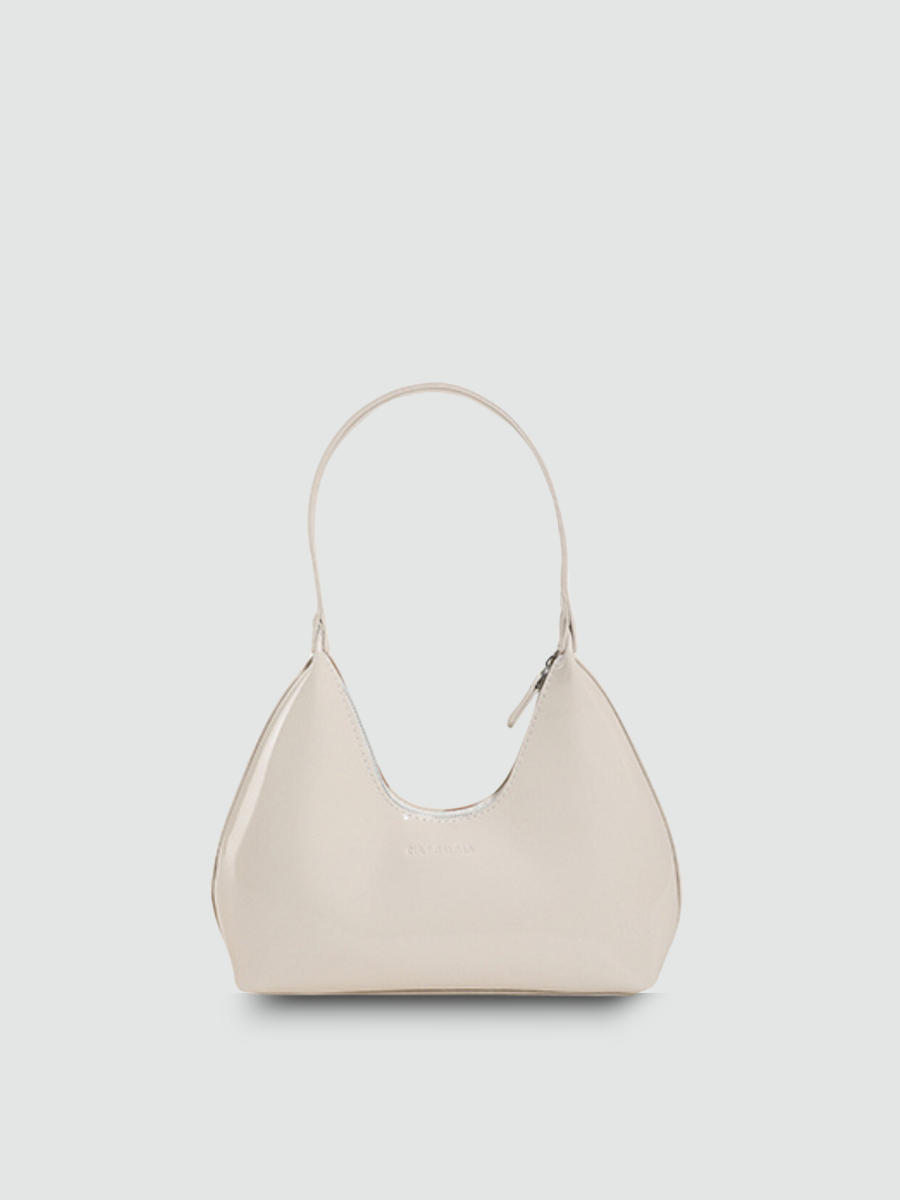 Bolsa De Ombro Pequena Branca Garbo Carolina - Garboza
