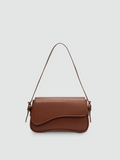 Bolsa De Ombro Pequena Marrom Garbo Chiara - Garboza