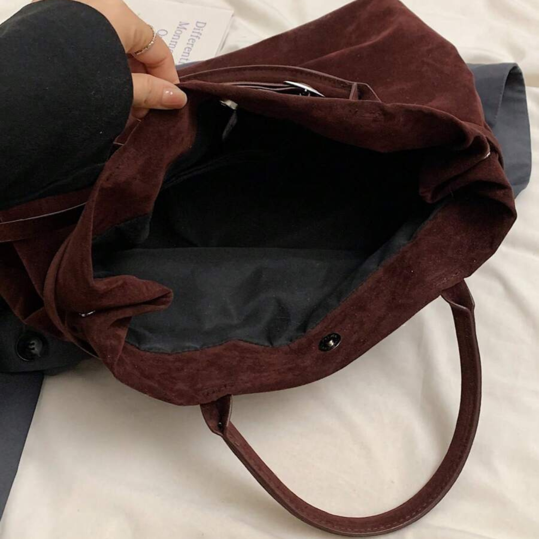 Bolsa Satchel Grande Vermelha Garbo Amália - Garboza