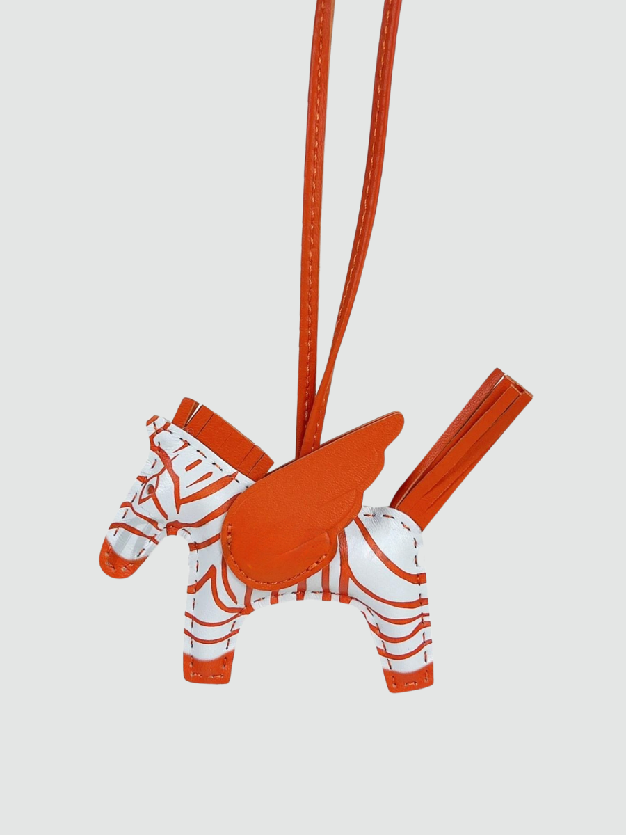 Bag Charm Flying Zebra